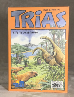 Rio Grande Boardgame Trias Life In Prehistory Dinosaur Board Game  Complete!