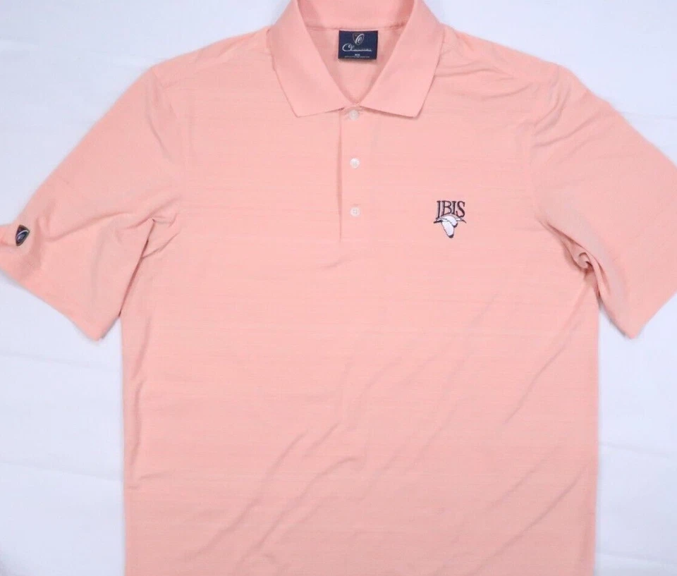 CLEVELAND CLASSIC LISLE MENS MEDIUM JERSEY GOLF POLO SHIRT IBIS COUNTRY CLUB - Image 2 of 4