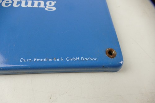 Emaille Schild Frankfurter Versicherung Allianz 30x42cm Emailschild NK-128 - 第 3/10 張圖片