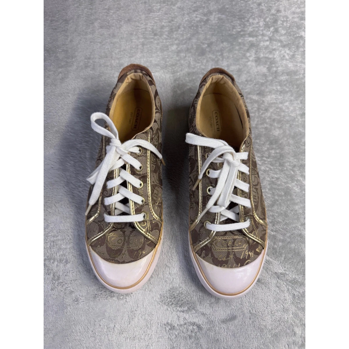 Coach Gold Athletic Shoes for Women for sale | eBay