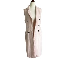 Zara Pink Long Blazer Women's Size Small  2-14
