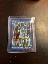 2021 Panini Donruss Optic Rated Rookie Terrace Marshall Jr. Purple Shock Prizm