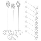 10 Pcs Platzkartenhalter Tabellennummer Stand Metallkartenhalter