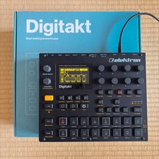 Elektron Digitakt Digital Drum Machine Sampler Tested Box AC Adapter Manual Used