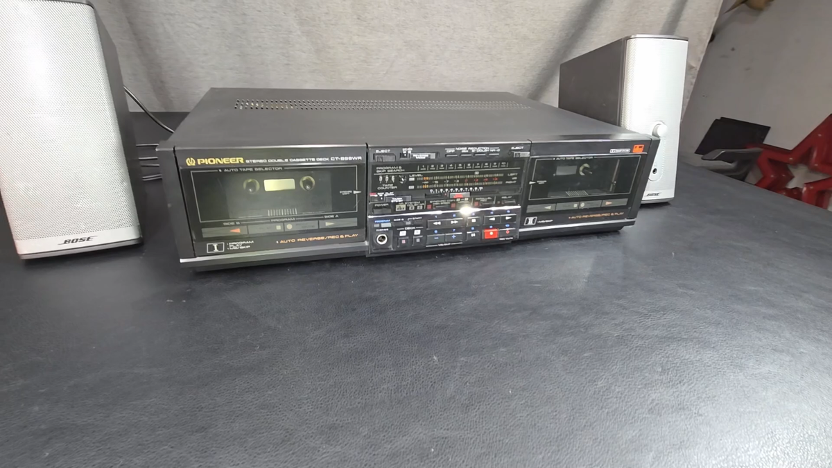 Vintage Pioneer CT-S99WR Double Stereo Cassette Deck w/DBX VIDEO