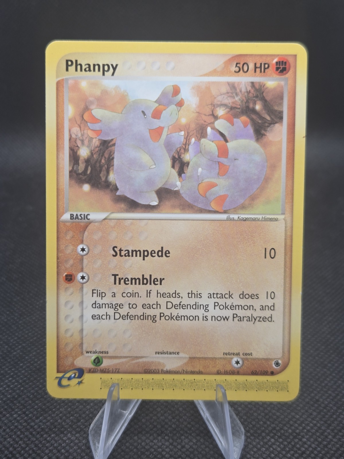 Phanpy (Non-holo) 62/109 Pokemon Ruby And Sapphire - LP