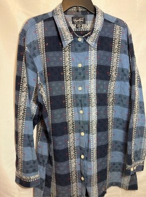 Angelique Made In Heaven Woven Hearts Folk Shirt Plus 22W Y2K Cottagecore Indie