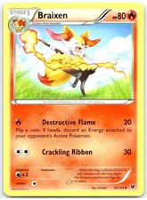 Pokemon Braixen 12/124 - FCO Uncommon LP EN