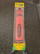 RARE Giant Crayola Crayon Special Edition 15" Red Collectible Retro 2017