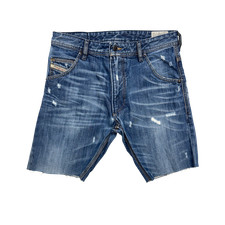 Diesel Vintage Y2K 90S Fashion Light Blue Shorts Cotton Size W30