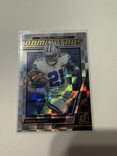 2021 Panini Donruss Ezekiel Elliott DOMINATORS Insert #D10 Dallas Cowboys