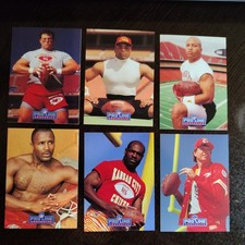 1991 Pro Line Portraits - Six Kansas City Chiefs cards