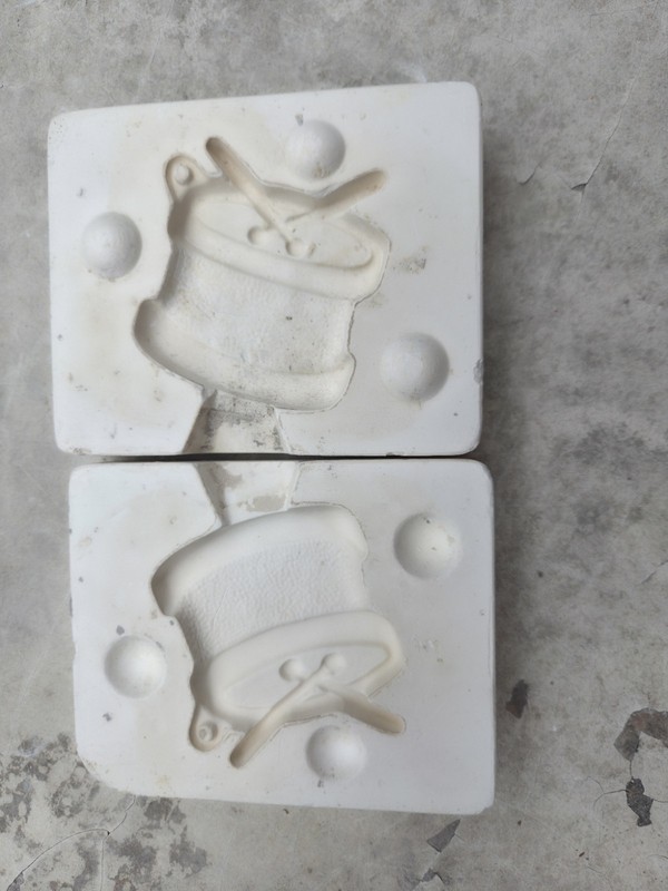 Ledolls Drum 1205 Plaster Slip Casting Mold Drum Figure Ceramic Pottery Art