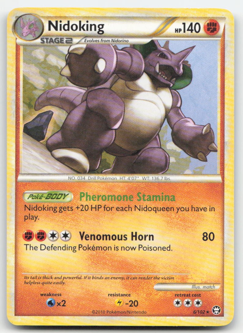 Nidoking 006/102 Deck Exclusives Pokemon TCG MP