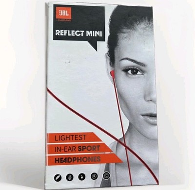 JBL Reflect Mini In-Ear Sport Headphones Red *NEW IN OPEN BOX*