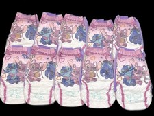 LIMITED EDITION Huggies Pull Ups Girls Lilo Stitch Angel 5T-6T - 10 CT