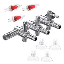 Aquarium Air Flow Control Lever Valve Manifold for Air Pumps Fish Tank 3-Way