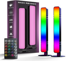LED Light Bar, Music Sync RGB Light Bar, USB Ambient Lamp, Color Changing Gaming