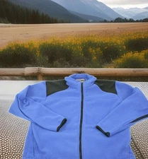 Destination 10K Above Sea Level Hiking Jacket Fleece Full Zip Womens Medium