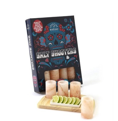 The Spice Lab Tequila Shot Glasses - Pink Himalayan Salt Tequila Shot Glasses