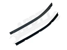 APDTY 159790 Door Window Glass Belt Weatherstrip Dew Wipe Sweep Pair (Rear L&R)