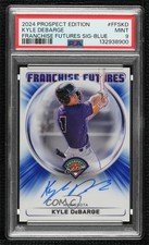 2024 Panini Prospect Edition Blue Prizm 5/49 Kyle DeBarge PSA 9 MINT Auto 16wc