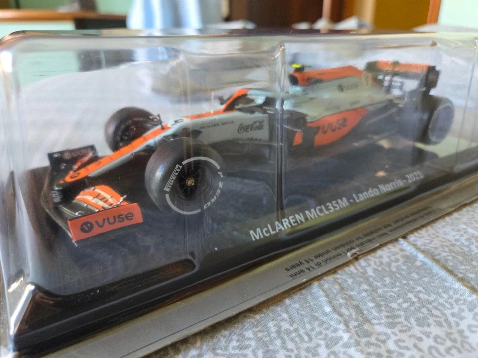 McLaren MCL35M Monaco Lando Norris 2021 Gulf IXO No Minichamps - Immagine 4 di 4