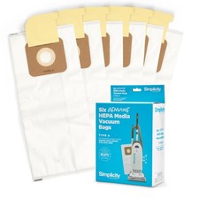 SAH-6 Certified Hepa Vacuum Replacement Bags, Fits with S20EZM Allergy Uprigh...