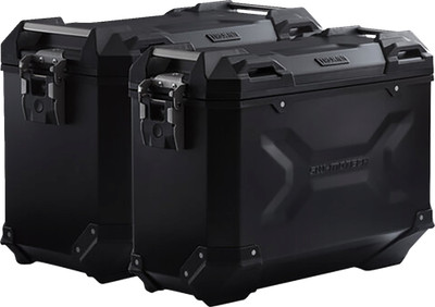 SW-MOTECH TRAX ADV Aluminum Case System - Black - Suzuki V-Strom 1050 '20-'24