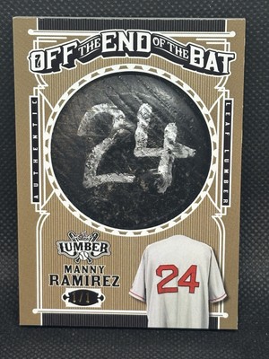 2024 Leaf Lumber 1/1  Off The End Of The Bat  Manny Ramirez Bat Knob 1/1 Red Sox