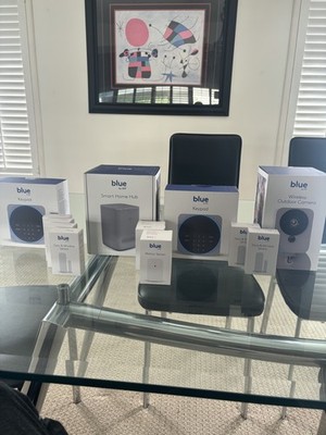 Blue By ADT  Smart Home Hub Security System W/ Door & Motion Sensors Google Nest