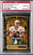1998 STADIUM CLUB LEADING LEGENDS #L5 DAN MARINO PSA 10