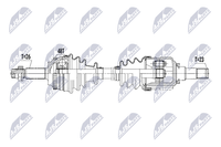 NTY Antriebswelle NPW-TY-241 FüR Toyota