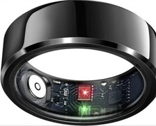 NEW Smart Ring Health Fitness Tracker, IP65 Waterproof Heart Rate Monitor Size 9