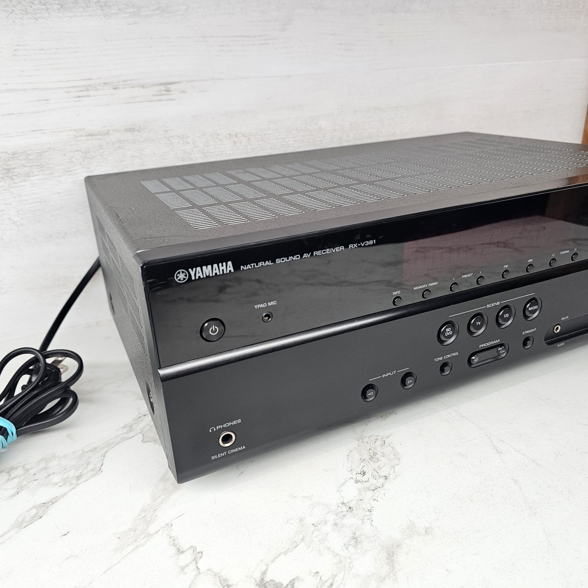 Yamaha RX-V381 5.1 Channel Home Theater Receiver, HDMI 4K Ultra-HD