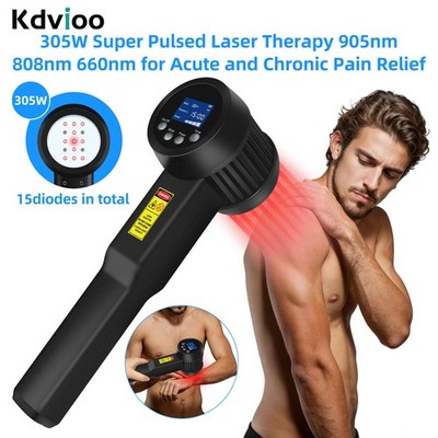305W Super Pulsed Infrared Laser Treatment for Arthritis Back Pain Inflammation