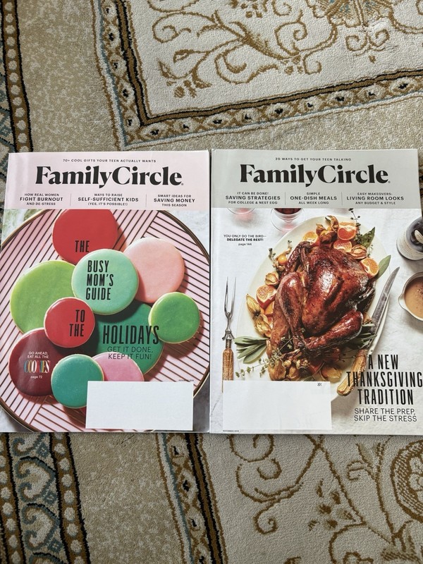 Six Family Circle Magazines 2019 Editions