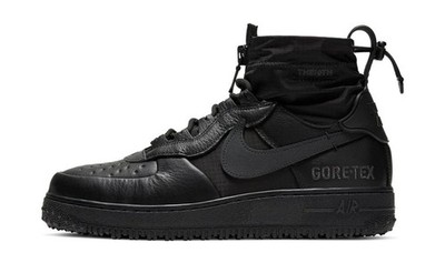 Nike Air Force 1 WTR Winter Shoes THE10TH Size 8 Gore-Tex Triple Black Gorpcore