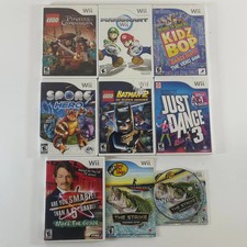 Lot of 8 Nintendo Wii Games