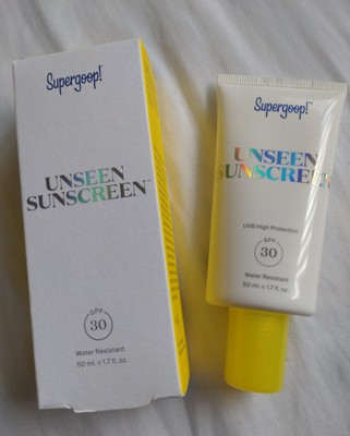 'Supergoop! ' Unseen Sunscreen  LSF 30 Water Resistant Cream 50ml Neu in OVP UVP 35£