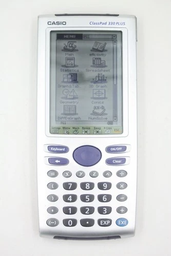 Casio ClassPad 330 PLUS Graphing Calculator - Touchscreen Stylus & Cover - Works