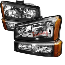 Spec-D Tuning 2LBLH-SIV03JM-RS Crystal Housing Headlights & Parking Lights fo...