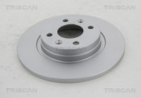 2X Bremsscheibe Coated Triscan 8120 25152C FüR Renault Sandero Dacia Logan 1 3 2