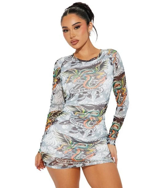 Ed Hardy Long Sleeve Dresses for Women for sale | eBay Ed Hardy Long Sleeve Dresses for Women for sale | eBay