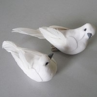 Taubenpaar 2 SüSse Tauben Turteltauben Taufe Hochzeit Kommunion Konfirmation