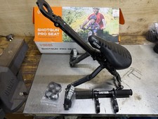 Kids Ride Shotgun Pro MTB Child Seat Ages 2-5 Black + Handles Bars