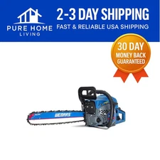 WEMARS 52cc Gasoline Chainsaw - 18 Inch Bar for Safe and Efficient Wood Cutting