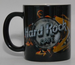 Hard Rock Cafe Collectible Coffee Mug Large Myrtle Beach Black Lot BX-4