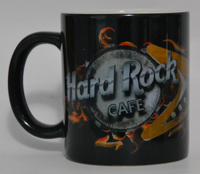 Hard Rock Cafe Collectible Coffee Mug Large Myrtle Beach Black Lot BX-4