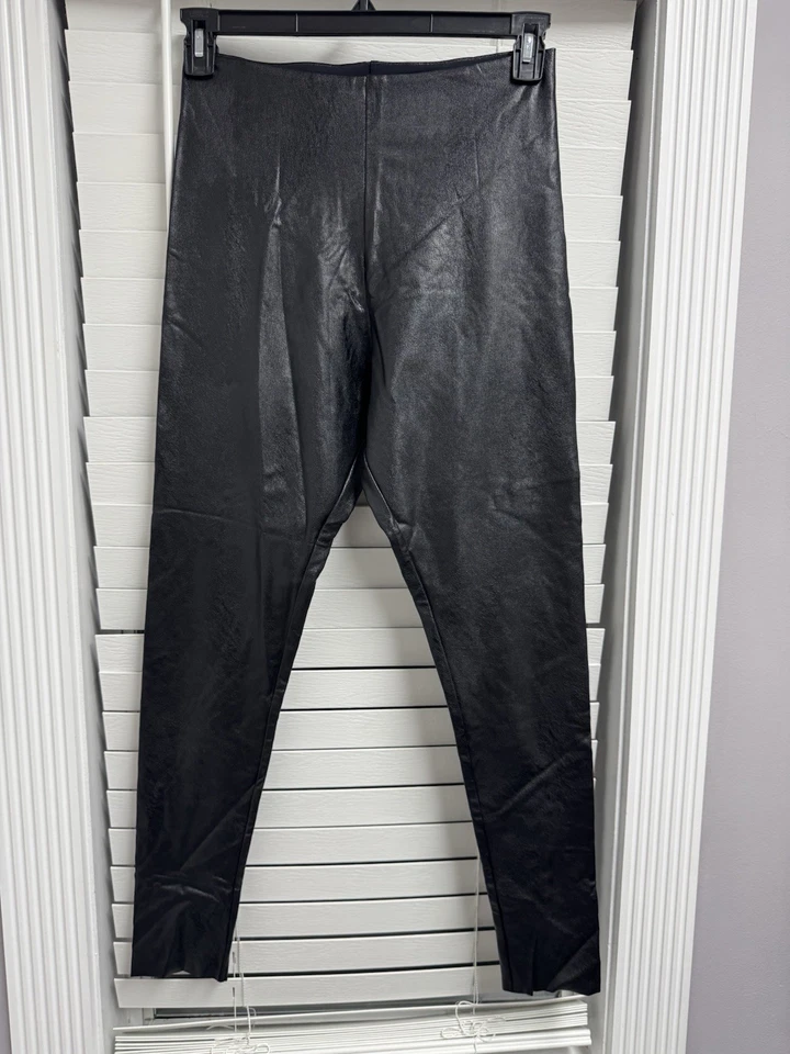 NWOT  Commando Black Faux Leather Legging Black XL - Image 4 of 4
